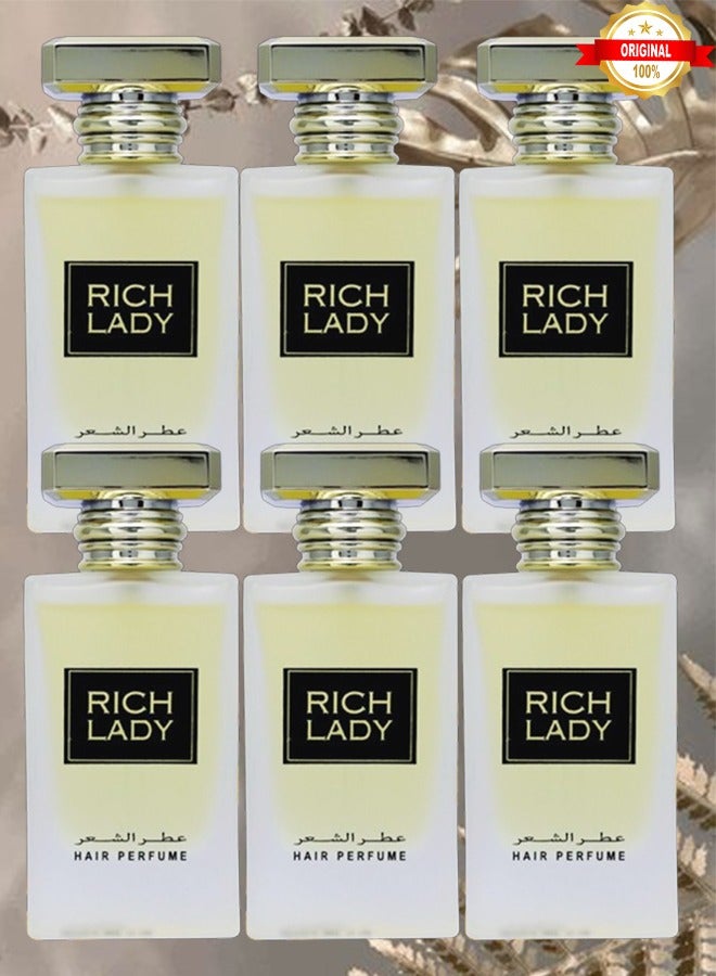 ريتش 6 قطع عطر شعر ريتش ليدي 50 مل - Image 1