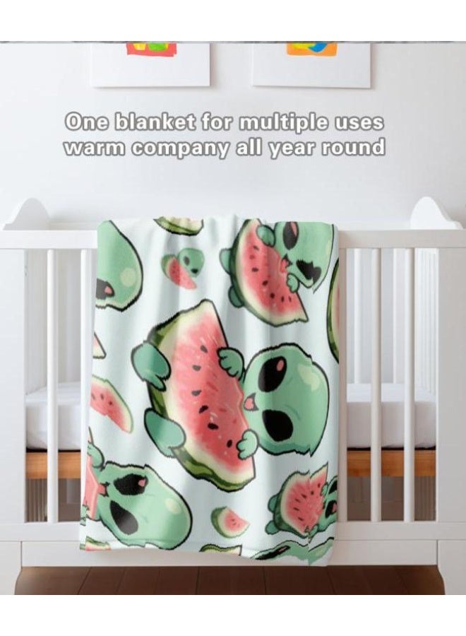 general Baby and children's cartoon flannel thin blanket (warm and comfortable, suitable for sleep, game use) 70cm*100cm - Image 1