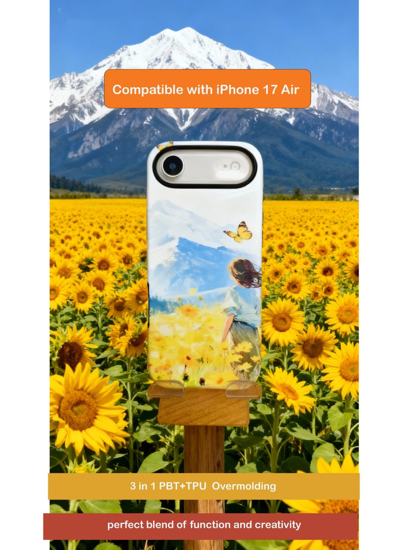 ThangCore Iphone17-AIR，3 in 1 PBT + TPU Overmolding Magnetic Creative Design Phone Case - Image 1