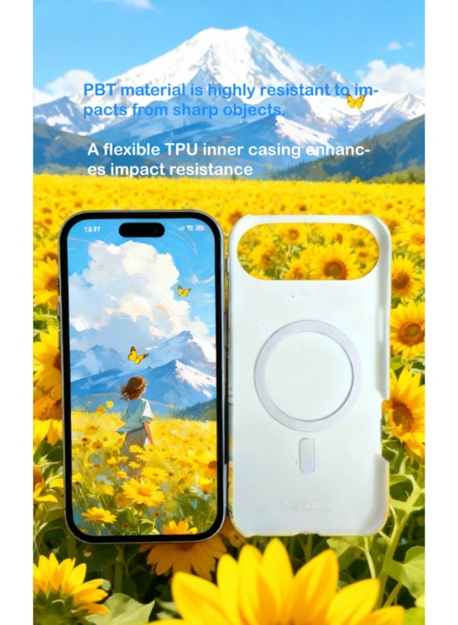 ThangCore Iphone17-AIR，3 in 1 PBT + TPU Overmolding Magnetic Creative Design Phone Case - Image 3