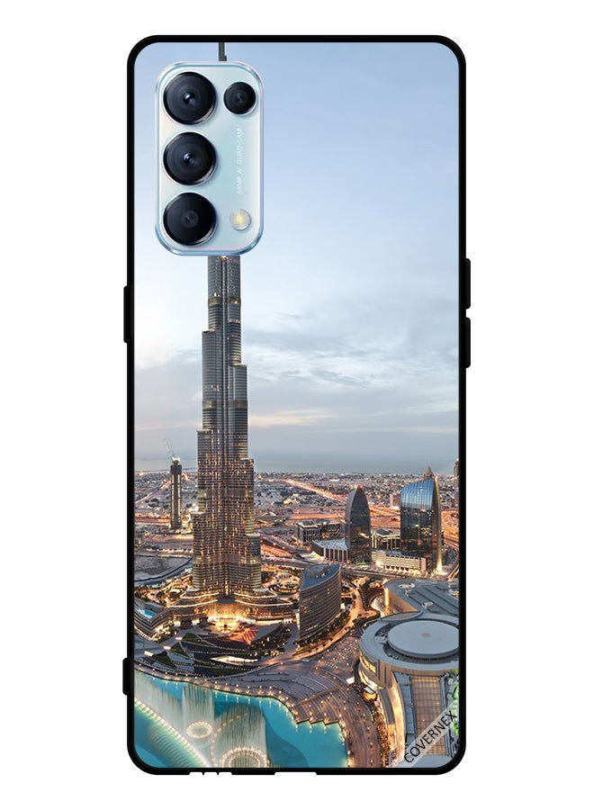 Covernex Protective Case Cover For Oppo Reno5 Pro 5G Eautiful View Of Downtown Dubai  - Image 1