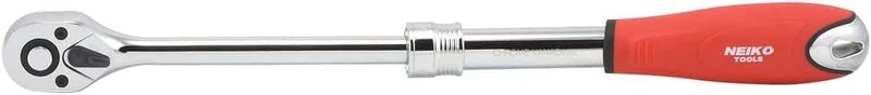 NEIKO 03067A 3/8-Inch-Drive Extendable Ratchet Handle, 72-Tooth Reversible Ratcheting Feature, Extends 8 1/2 to 12 3/8 Inches - Image 2