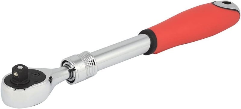 NEIKO 03067A 3/8-Inch-Drive Extendable Ratchet Handle, 72-Tooth Reversible Ratcheting Feature, Extends 8 1/2 to 12 3/8 Inches - Image 3