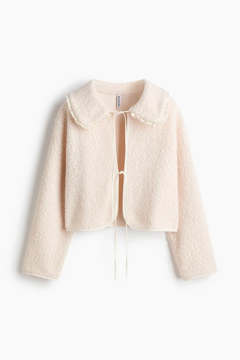 H&M  Collared bouclé cardigan for Women | Best Price UAE