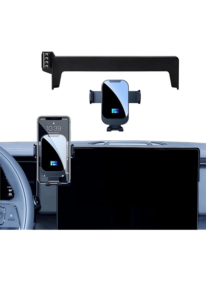 S-TOP Car Mobile Holder for ROX 01 2023 2024, 360° Rotatin Car Phone Bracket Mount on top of the Navigation Screen, Fit for 15.7' Screen - Image 1