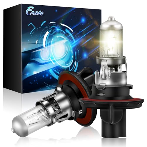 ERATO مصباح هالوجين إيراتو H13/9008 للضوء الأمامي 12 فولت 55 واط/60 واط أضواء الضباب 4300 كلفن أبيض دافئ بديل لمصباح الرأس (عبوتان) - Image 1