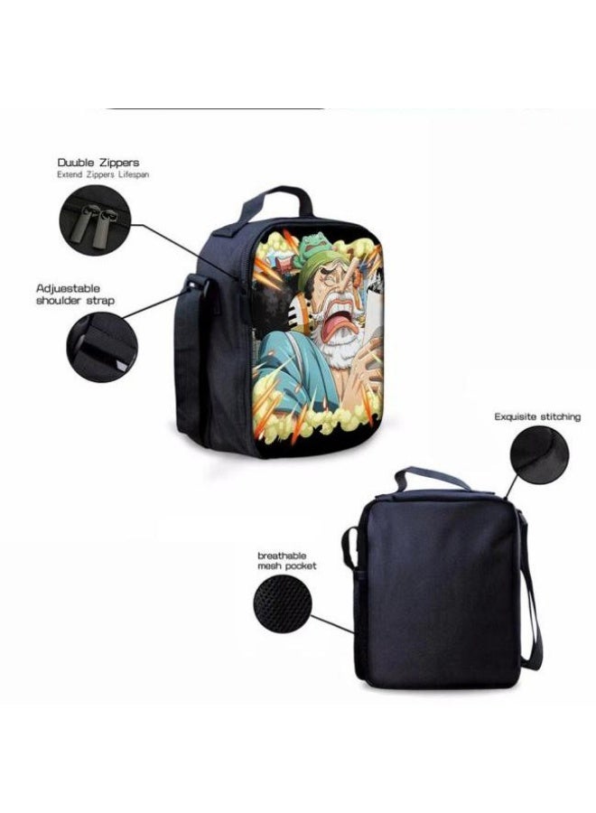 general The latest universal cartoon printed three piece practical bag combination (suitable for students, children, friends, outings, mountain climbing, etc.) - Image 2