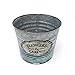 allgala allgala Galvanized Planter Pot Indoor and Outdoor Decoration-6"-HD60074  - Image 2