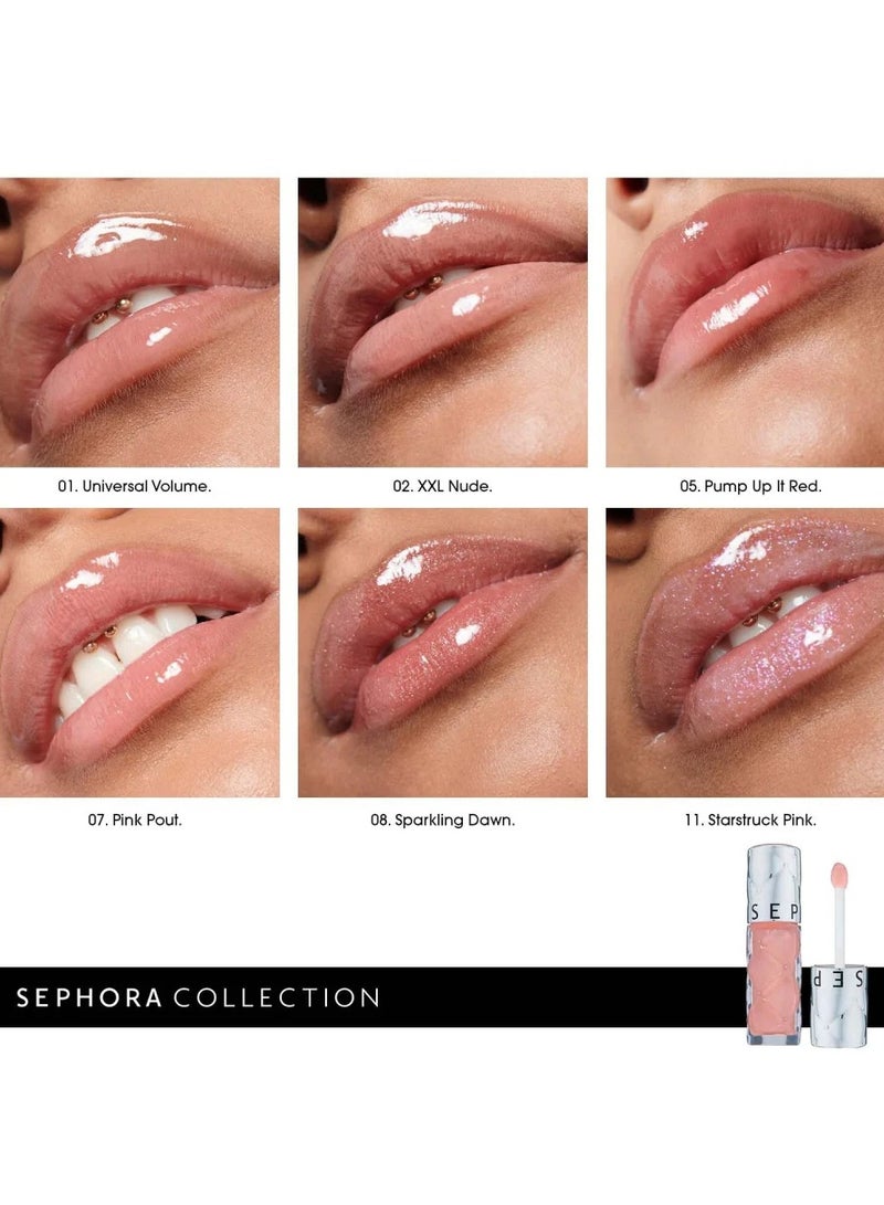 SEPHORA Collection Outrageous Plumping Lip Gloss-7 Pink Pout - Image 4