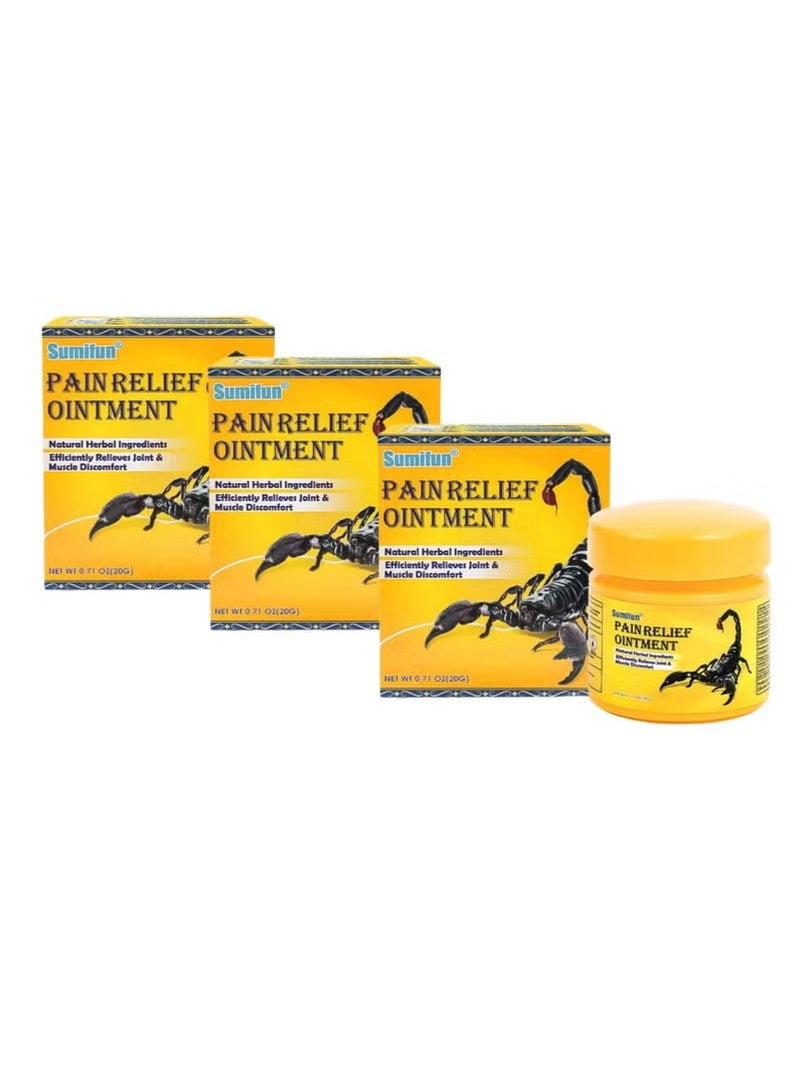 Sumifun Joint Care Cream Scorpion Venom Cream 20g*3 Bottles - Image 1