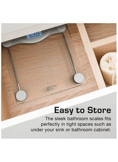 ACTIVE ERA Weight Scale - Ultra Slim Digital Bathroom Scales For Body Weight With High Precision Sensors And Tempered Glass (Stone/kgs/lbs)  - Image 5