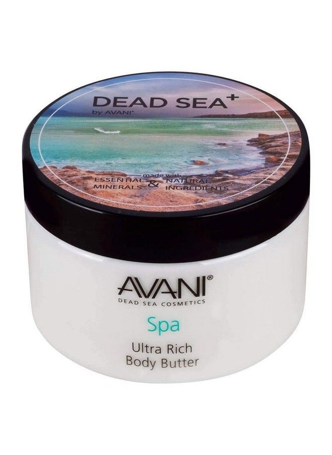 avani dead sea cosmetics - Avani Ultra Rich Body Butterdead Sea Salt Aloe Veravitamin E Shea Jojoba Sunflower Olive Essential Oilfor All Skin Typespear/Apple Fragrance - Image 1