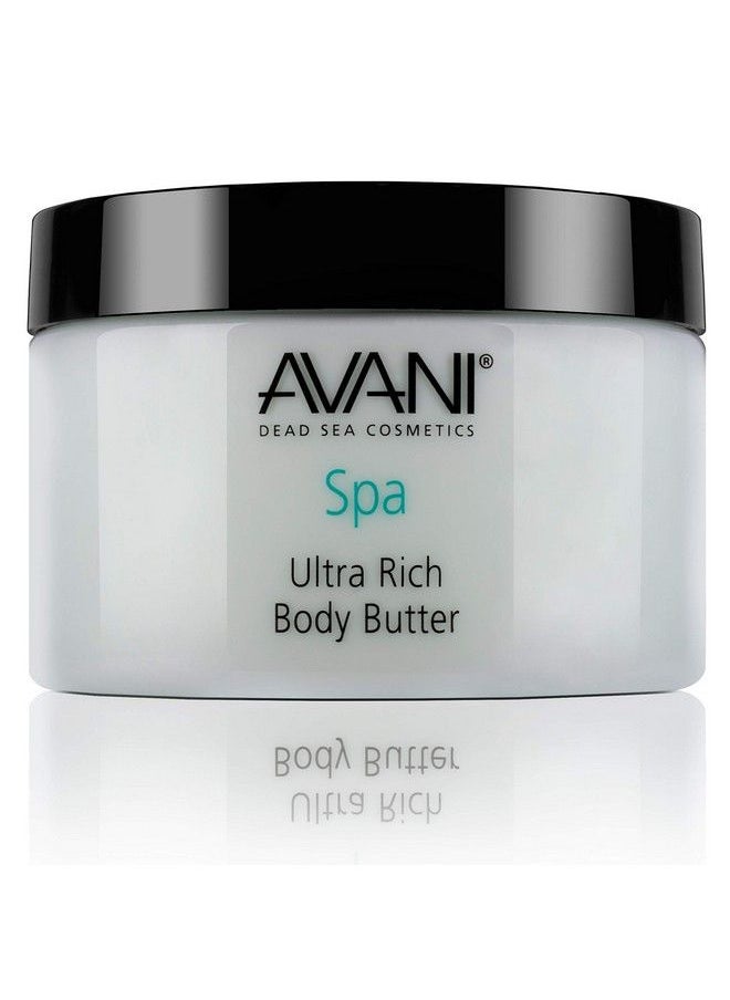 avani dead sea cosmetics - Avani Ultra Rich Body Butterdead Sea Salt Aloe Veravitamin E Shea Jojoba Sunflower Olive Essential Oilfor All Skin Typespear/Apple Fragrance - Image 1