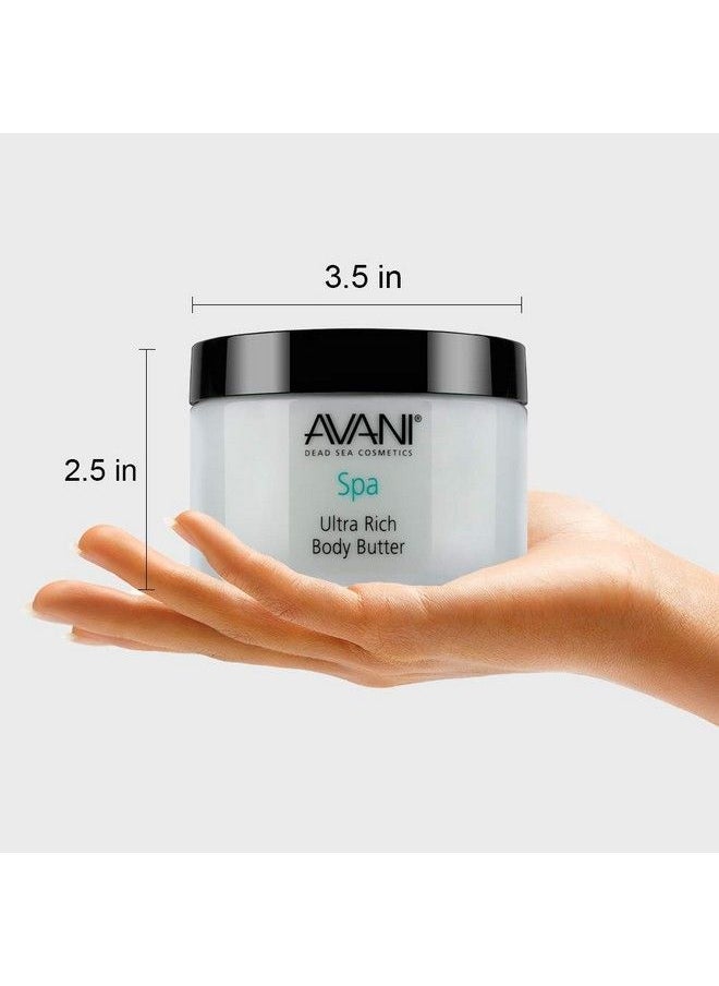 avani dead sea cosmetics - Avani Ultra Rich Body Butterdead Sea Salt Aloe Veravitamin E Shea Jojoba Sunflower Olive Essential Oilfor All Skin Typespear/Apple Fragrance - Image 1