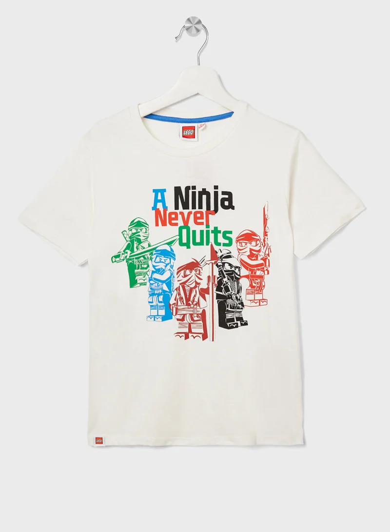 ليغو Lego Ninjago Boys Printed Short Sleeve Pyjama Set