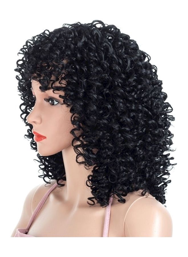 NIBEMINENT Curly Wig Black 51cm - Image 2