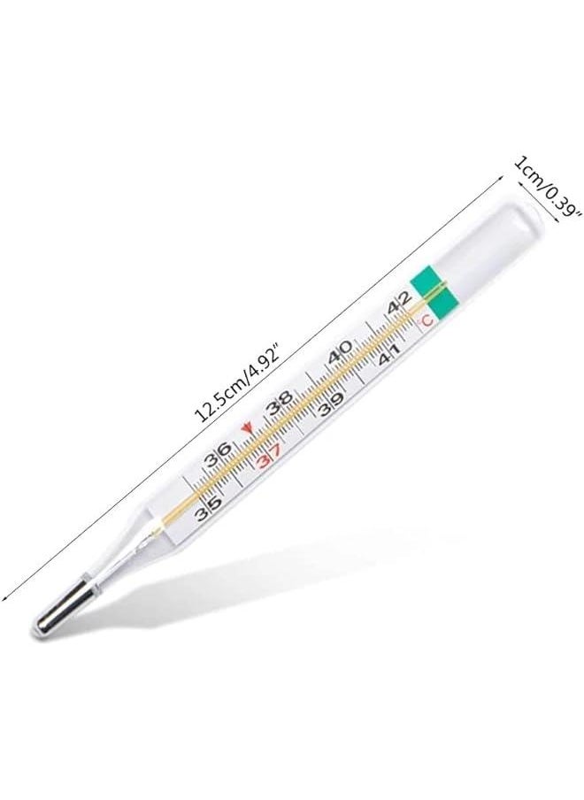 Gonice thermometer Mercury Free Glass Thermometer Large Screen Clinical Temperature Measurement Device Kids Adults Thermometer Crude 1pcs  - Image 4