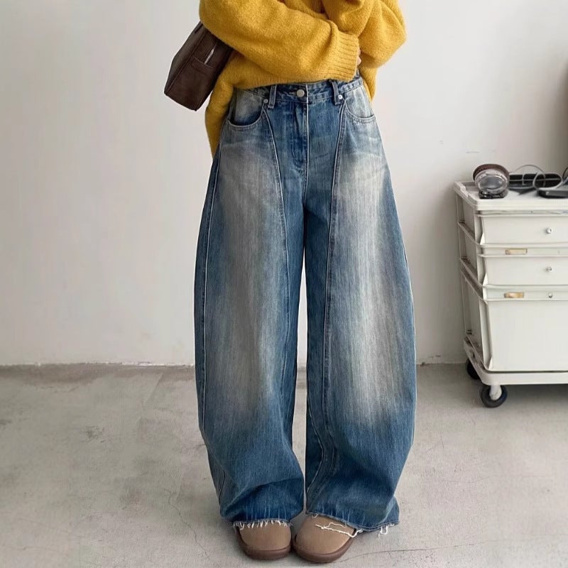 Unisex Casual Daily Denim Jeans - Image 4