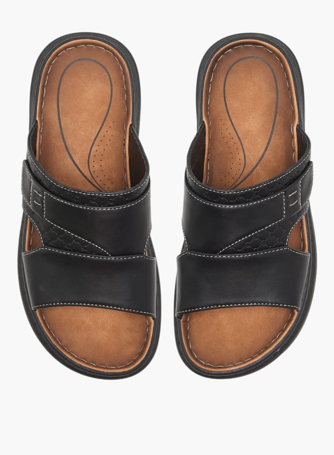 Le Confort Mens Cross Strap Sandals  - Image 2