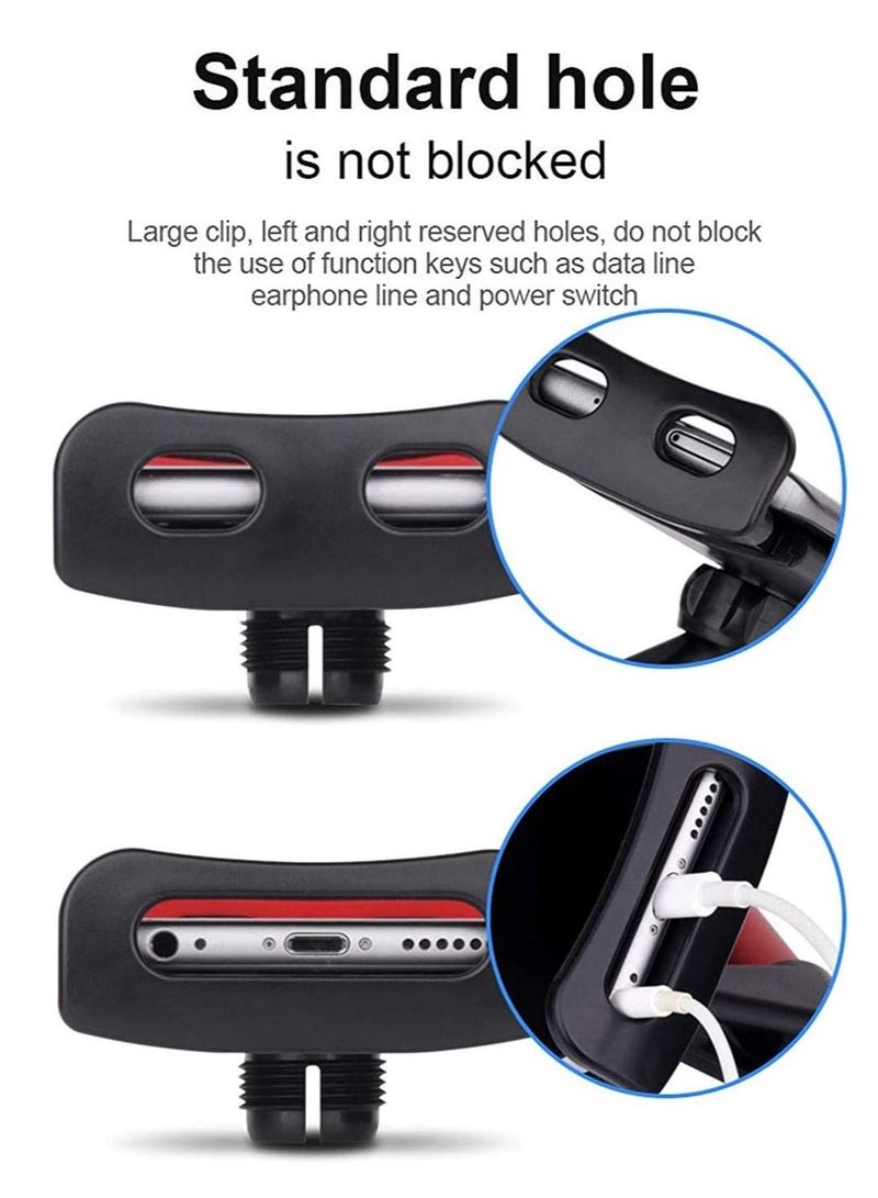 Car Headrest Mount Tablet Holder Universal 360 Rotating Car Seat Stand Cradle for iPhone/iPad/Tablets/Smartphones 4" to 11" Wide 360° Rotation - Image 3