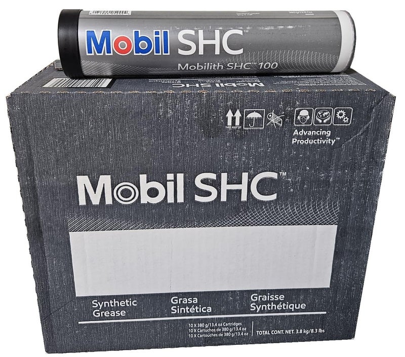 Mobil Mobilith SHC 100 13.4 oz Cartridge (10Pack) - Image 4