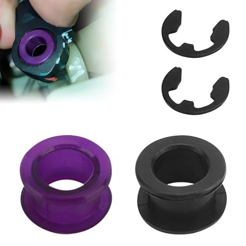 vvag 2PCS Shift Cable Bushing with 2PCS Clips,Shifter Cable Bushing Compatible with Saturn Toyota Pontiac Jeep Chevrolet,Shift Linkage Bush Repair Tool Kit Replace 33835-08010 33820-02370 - Image 1
