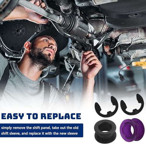 vvag 2PCS Shift Cable Bushing with 2PCS Clips,Shifter Cable Bushing Compatible with Saturn Toyota Pontiac Jeep Chevrolet,Shift Linkage Bush Repair Tool Kit Replace 33835-08010 33820-02370 - Image 5