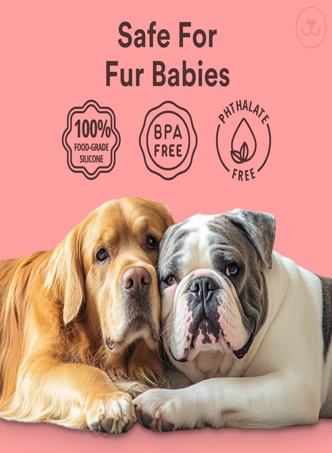 جاسبر فرشاة أسنان جاسبر للكلاب الكبيرة، طقم تنظيف أسنان الحيوانات الأليفة بزاوية 360 درجة، فرشاة أسنان للقطط، طقم العناية بأسنان الكلاب وتنظيفها، فرشاة أسنان إصبعية للحيوانات الأليفة، للاستخدام مع معجون أسنان الكلاب، عبوة من قطعتين باللون الأزرق الداكن الكبير - Image 5