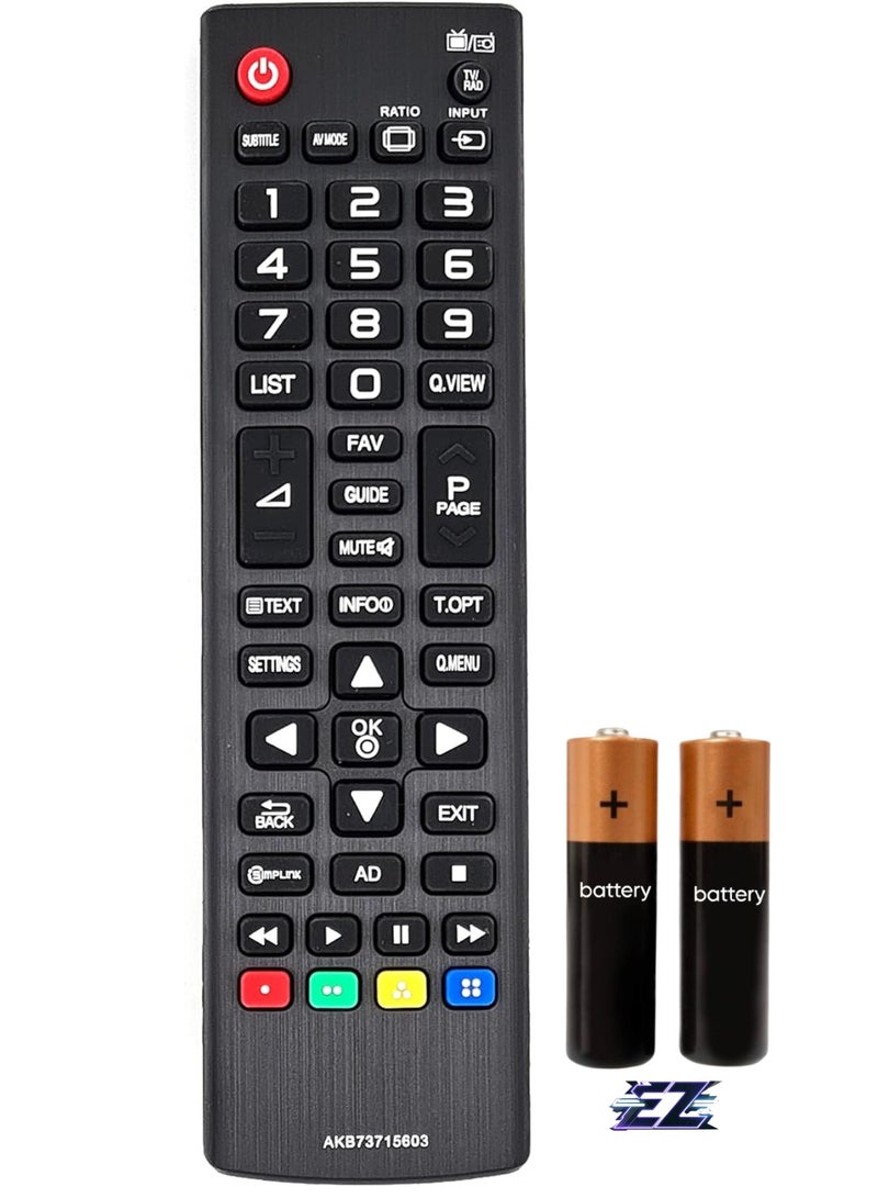 ELTRAZONE New Remote Control for LG AKB73715603 42PN450B 47lN5400 50lN5400 50PN450B with battery - Image 1
