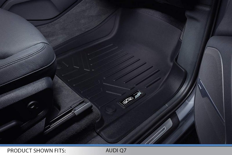 MAX LINER MAXLINER Custom Fit Floor Mats 2 Row Liner Set Compatible with 2017-2025 Audi Q7 / SQ7 - Image 3
