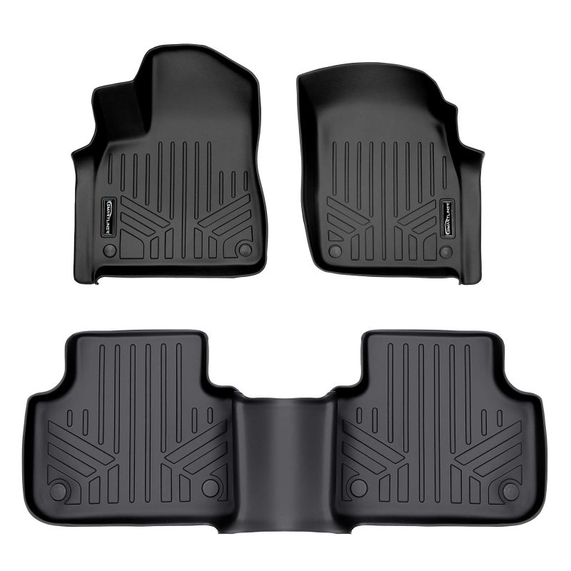 MAX LINER MAXLINER Custom Fit Floor Mats 2 Row Liner Set Compatible with 2017-2025 Audi Q7 / SQ7 - Image 1