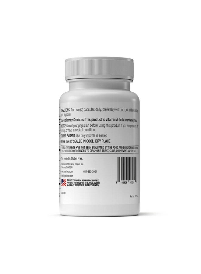 EyeScience - Macular Health Formula - 120 Capsules - Complete Nutritional Supplement for Eye Health - Contains Lutein, Zeaxanthin, Vitamin C, D, E & B6-2-Pack - Image 4