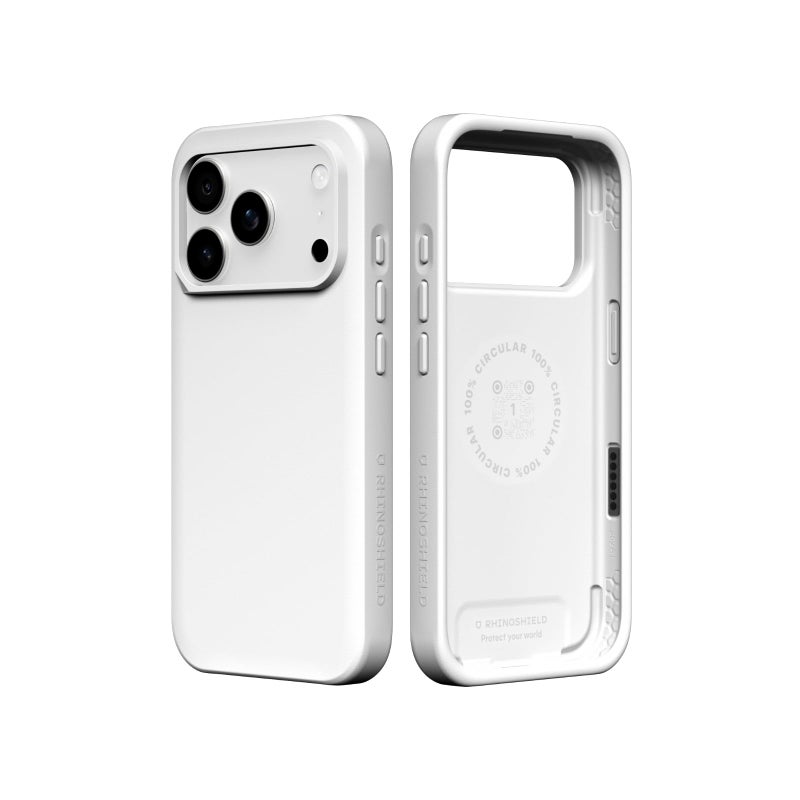 RhinoShield Phone Case Compatible with iPhone 17 Pro SolidX Reinforced ShockAbsorbing Protection Minimal and Slim Design with Military Grade Drop Protection Classic White - Image 2