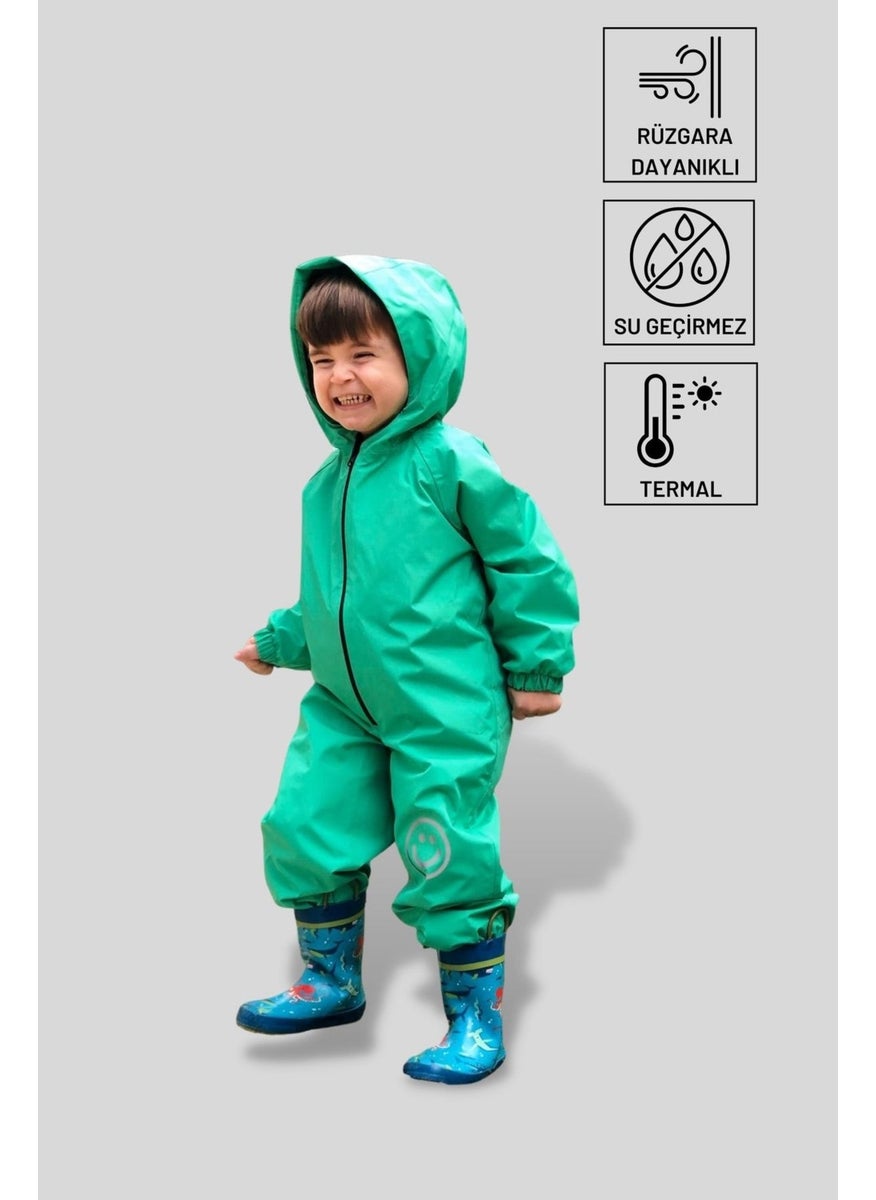 Belkızın Atölyesi - Belkız's Workshop Green Thermal Astronaut Jumpsuit - Image 1