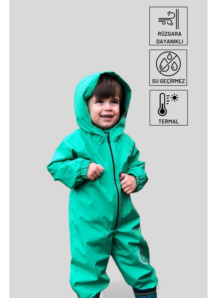 Belkızın Atölyesi - Belkız's Workshop Green Thermal Astronaut Jumpsuit - Image 1