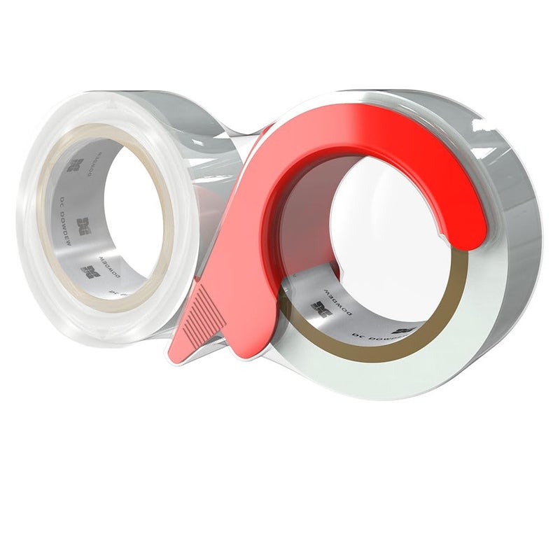 DowDew [110 Total Yards] Clear Packing Tape with Dispenser [2 Pack] Packaging Tape 1.88 Inch x 55 yd Refill Rolls for Shipping Mailing Moving - Image 2