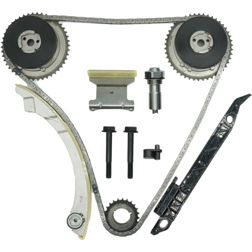 zuverlass 2.4 Timing Chain Kit w/VVT for GMC Terrain for Chevy Equinox 2.4 2011-17, for 14 Impala Malibu, for 09-10 HHR Cobalt 2.2, for Buick Regal LaCrosse Verano 2.4L 12-16, for Pontiac G5 09 2.2L 12621505 - Image 1