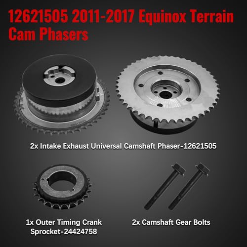zuverlass 2.4 Timing Chain Kit w/VVT for GMC Terrain for Chevy Equinox 2.4 2011-17, for 14 Impala Malibu, for 09-10 HHR Cobalt 2.2, for Buick Regal LaCrosse Verano 2.4L 12-16, for Pontiac G5 09 2.2L 12621505 - Image 4