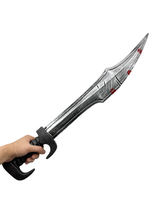 Medieval Roman Shield Sword Set Plastic  Weapons Props Shield Cosplay Equipment Film And TV Shoots Ancient Greece-Color:Spartan Long Knife - Image 5