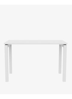 RIGID Steel Computer Desk with Wooden Top White 200x245x50cm  - Image 2