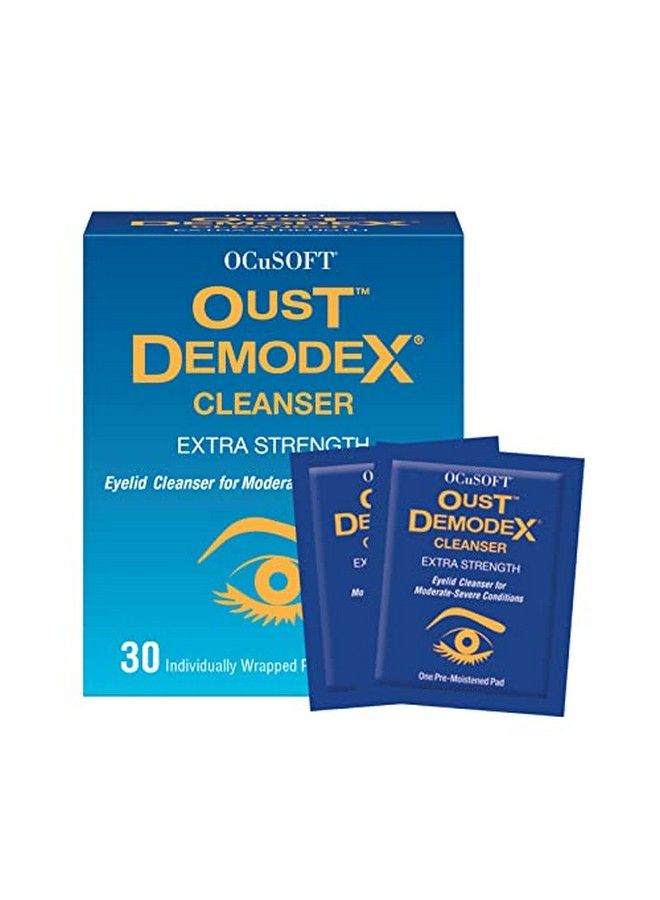 OCuSOFT Oust Demodex Cleanser Premoistened Pads 30Ct - Image 1