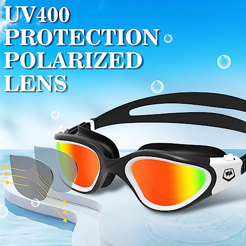 WIN.MAX Polarized Swimming Goggles Swim Pool Goggles Anti Fog Anti UV No Leakage Clear Vision for Men Women Adults Teenagers - Image 2