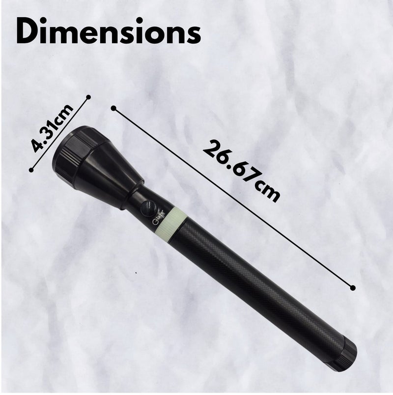 جليز مجموعة كشافات قابلة لإعادة الشحن 2 قطعة، مصباح يدوي LED عالي القوة بمدى إضاءة بعيد، تصميم متين عالي التحمل، أوضاع إضاءة متعددة، كشاف طوارئ محمول للتخييم والاستخدام الخارجي والمنزلي - Image 3
