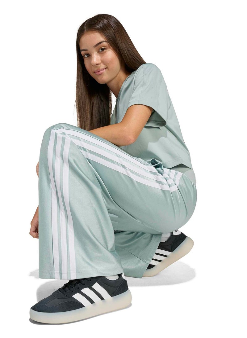 Adidas Seasonals Glam Wide Leg Tracksuit Bottoms - Image 5