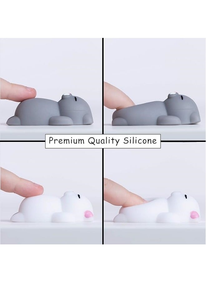 general Squishy Cat Set - 2 Soft Silicone Kawaii Kitties, Top Stress Relief Sensory Gift 2024, Unique Kids & Adults Valentines Day Idea for Him & Her, Best Teenage Girl, Teen Boy & Tween Present - Image 4