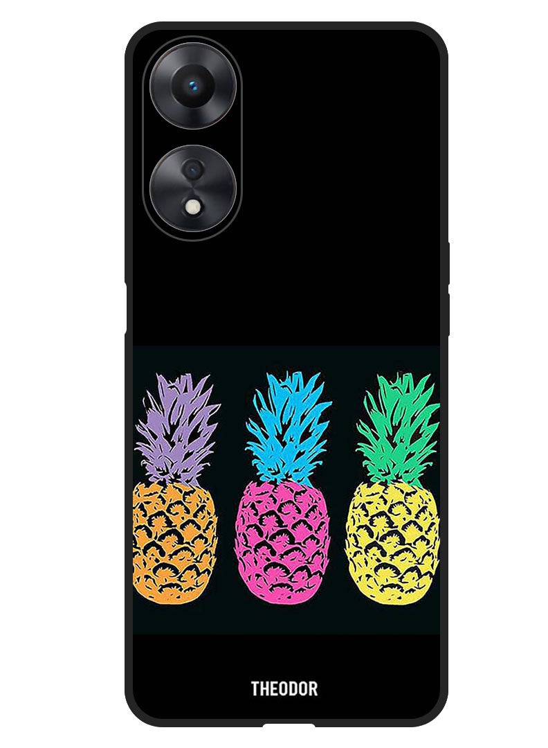 Theodor Protective Case Anti Scratch Shock Proof Bumper Cover For Oppo A98 Pineapples 1 - Image 1