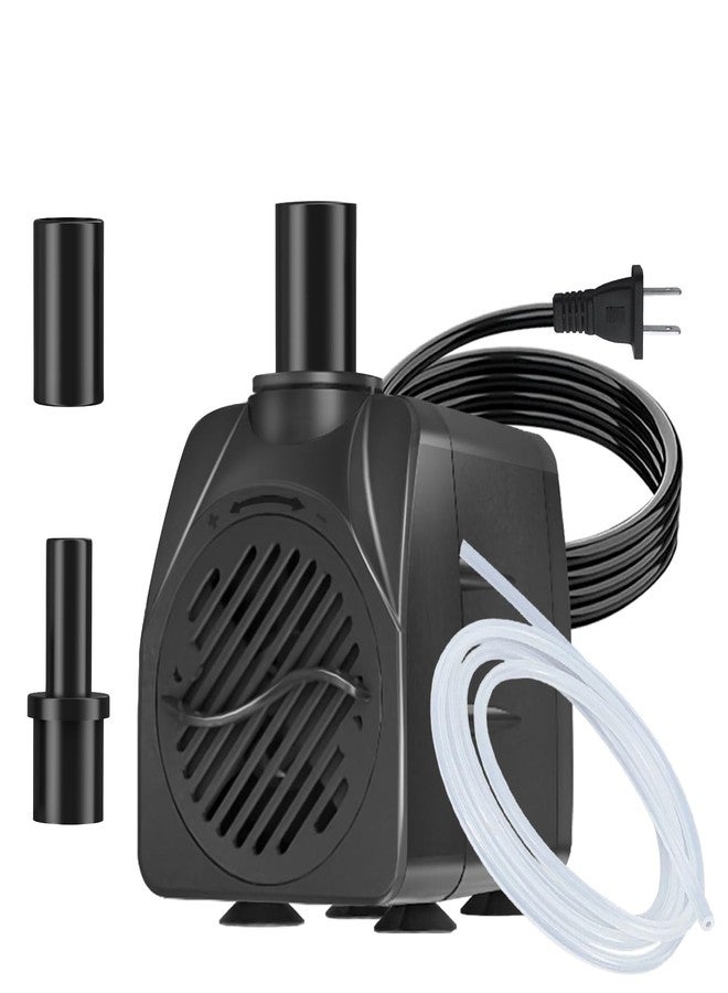 SongLong 160GPH(600L/H) 6ft Power Cord Submersible Pump, Water Pump with 4ft Lift for Fountains, Ponds, Aquariums & Hydroponics. - Image 1