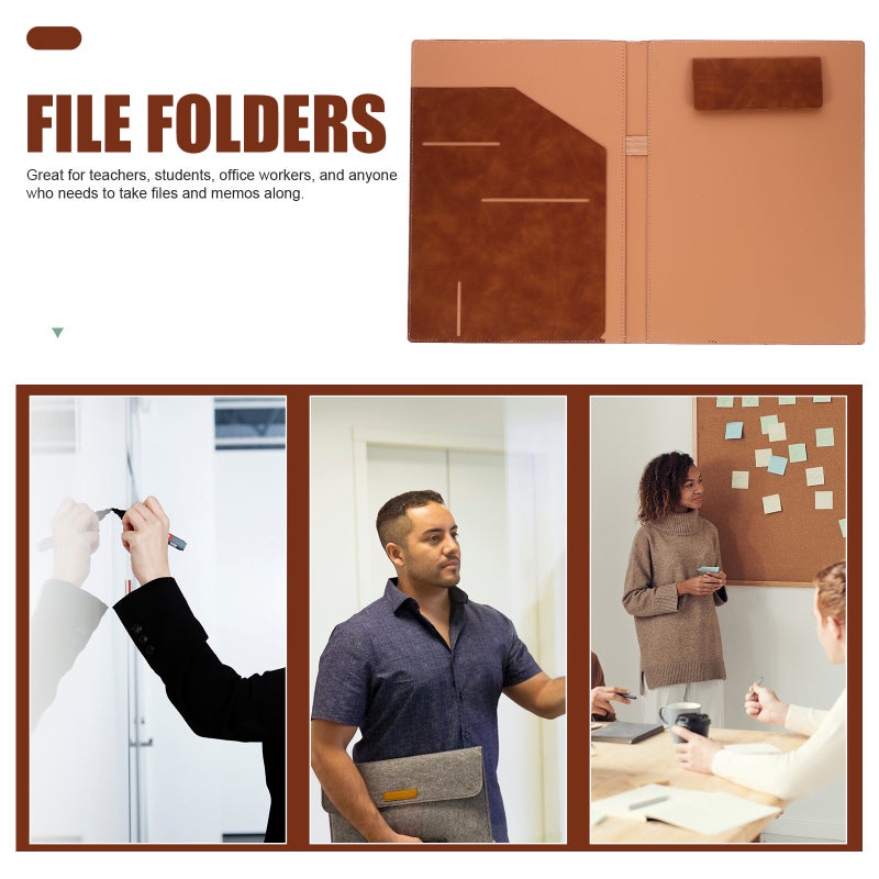 Office Folder File Folder Organizer Paper Document Holder Office Portfolio Office Supply - Image 3