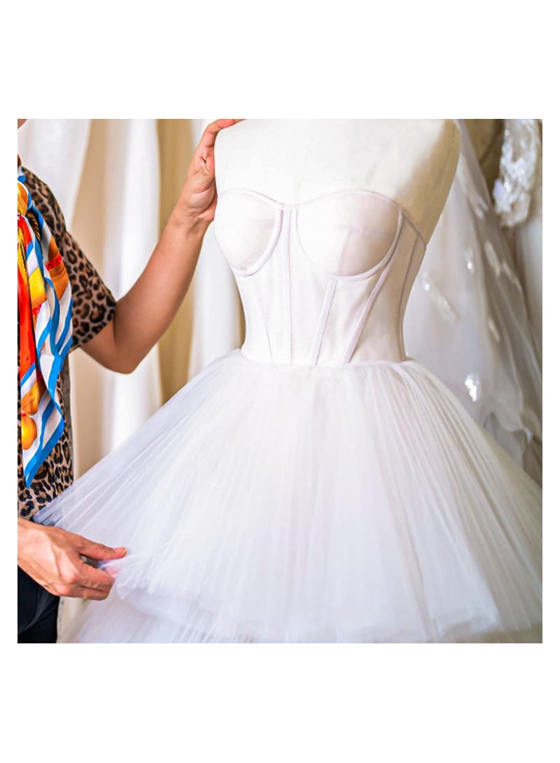 KASTWAVE 45 Yards 6mm Polyester Boning for Sewing, Low Density Boning for Corsets, 2 Pcs Plastic Sewing Corset Boning for Wedding Party Bridal Gowns Dress - Image 5
