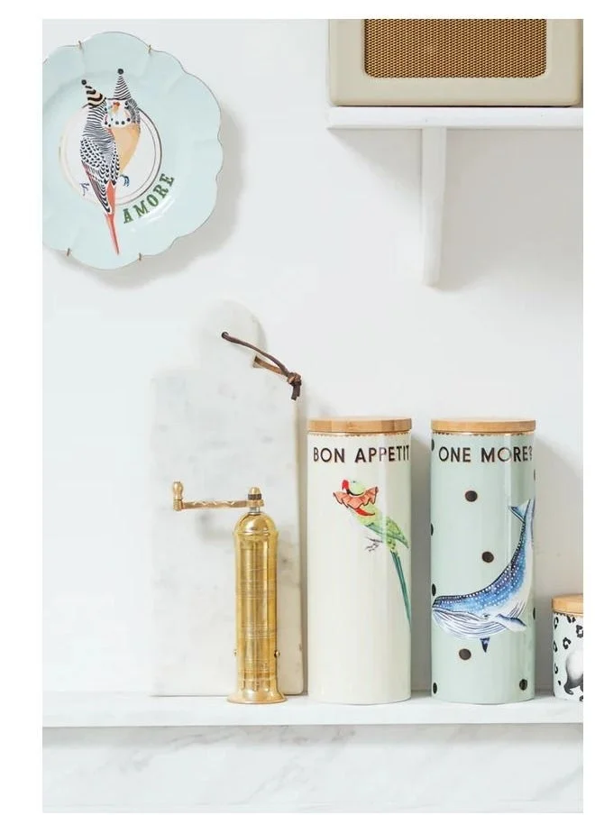 YVONNE ELLEN Whale Large Storage Jar